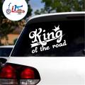 Car Sticker - King of the road ( Waterproof & Premium quality).