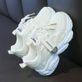 Girls sneakers breathable 2024 summer new korean version of children's tennis shoes, small white shoes, school girls running shoes soft sole. 