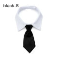 Pet Dog Cat Formal Necktie Tuxedo Bow Tie Black and Red Collar for Dog & Cat Pet Accessories for Wedding Holiday and Party Gift. 