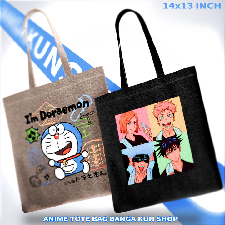 Anime Tote Bag Naruto One Piece Demon Slayer Doraemon Bag - Cute Anime Tote Bag Accessories