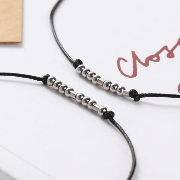 I%20Love%20You%20Morse%20Code%20Bracelet%20Anklet%20Charm%20Beaded%20Bracelet%20Handmade%20Anniversary%20Gift%20Gift%20Woven%20Jewelry%20-%20Image%205