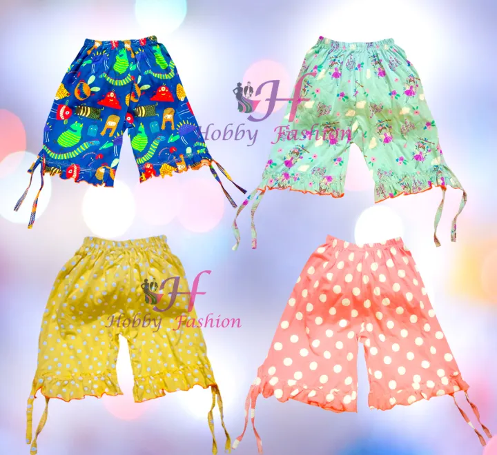Multi%20Color%204%20Pieces%20kuchi%20half%20pant%20for%20girls%20by%20any%20color%20-%20Image%202