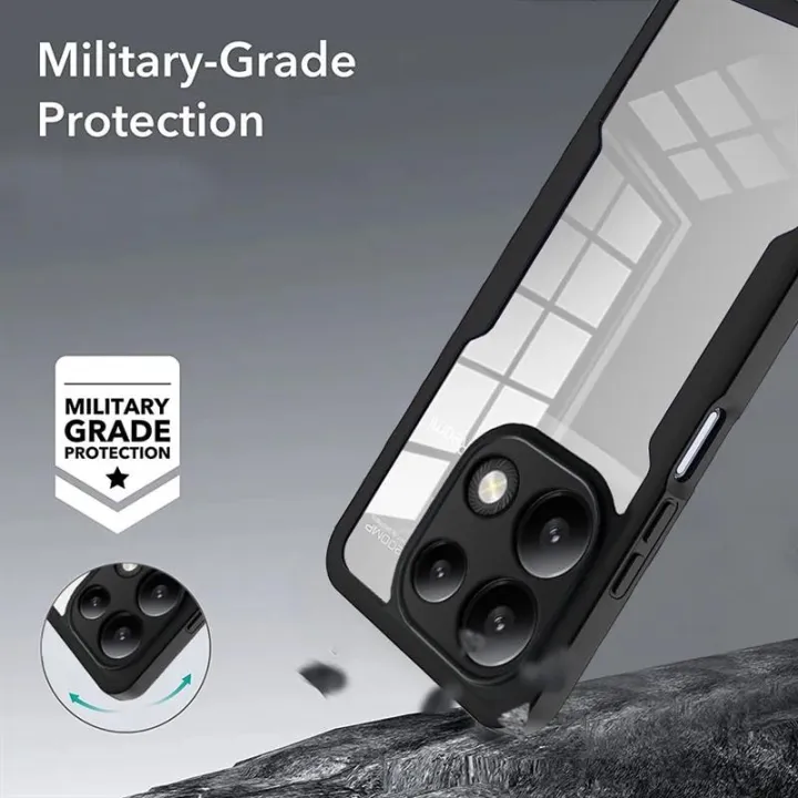 Phone%20case%20Xiaomi%20Poco%20M6%20Pro%204G%20Poco%20M6Pro%20Poco%20M%206%20Pro%20M6Pro%204G%20Transparent%20Protector%20with%20Mobile%20phone%20Film%20Cover%20Double%20Protect%20shield%20Full%20Cover%20Armor%20Cover%20cases%20-%20Image%205