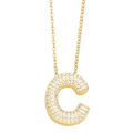 Ornament Stylish and Simple 26 English Letter Necklace Niche Temperament All-Match Clavicle Chain nkt43. 