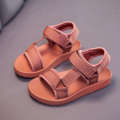 2024 Summer New Children's Boys' Casual Versatile Beach Shoes, Girls' Weaving Straps, Fashionable and Simple Open Toe Sandals. 