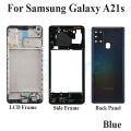 Samsung Galaxy A21s Full Body Housing With Camera Glass (LCD Frame, Side/Middle Frame, Back Panel/Backshell). 