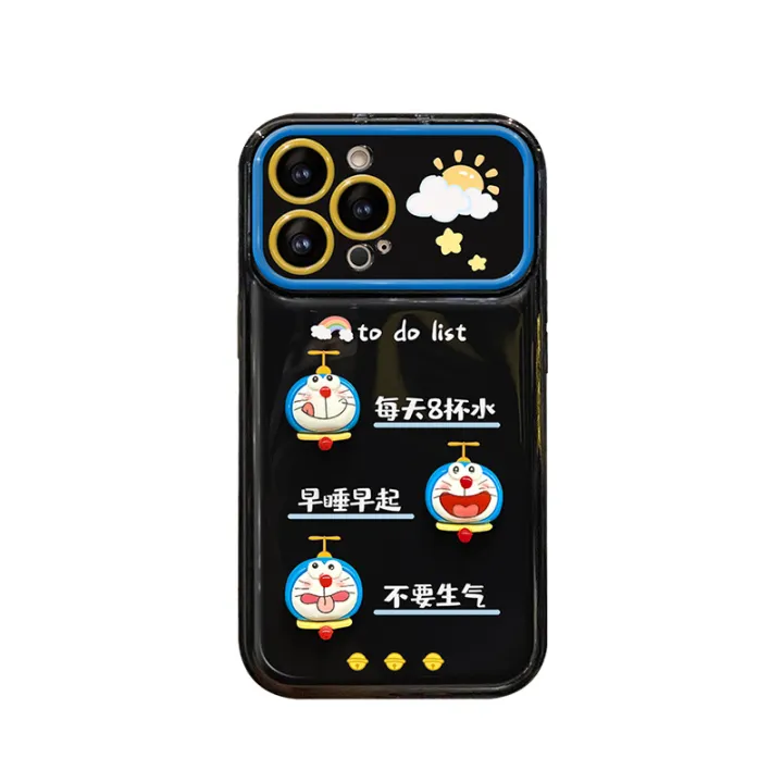 Suitable%20for%20Apple%2015promax%20Phone%20case%20iphone14/13%20Self-Discipline%20Dora%20Doll%20Pendant%2012%20Flip%20Mirror%20x%20-%20Image%205