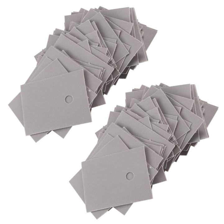 TO-247 Transistor Silicone Insulator Insulation Sheet 26mmx20mm 100 Pcs