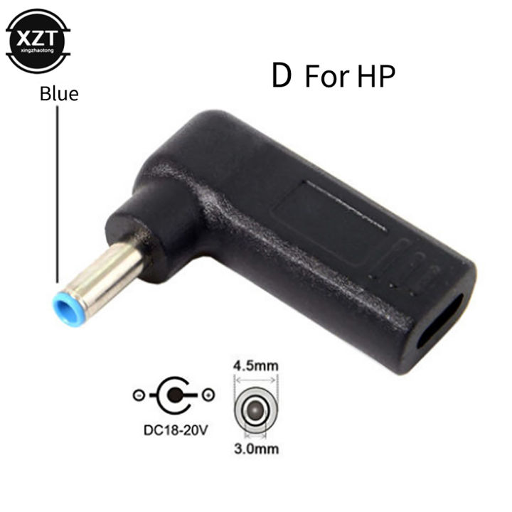 10-100x 20V DC Power Adapter Cable – 7.4mm To 4.5mm Converter For HP & Dell Laptops (Blue Tip)