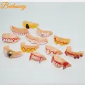 Halloween Simulation Denture Funny Soft Braces Rotten Teeth Cosplay Tricky Props. 