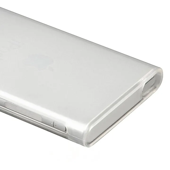 TPU%20Rubber%20Skin%20Case%20compatible%20with%20Apple%20iPod%20nano%207th%20Generation,%20Frost%20Clear%20White%20-%20Image%204