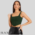 New Trendy Cotton Sleeveless Crop Top For Women's. 