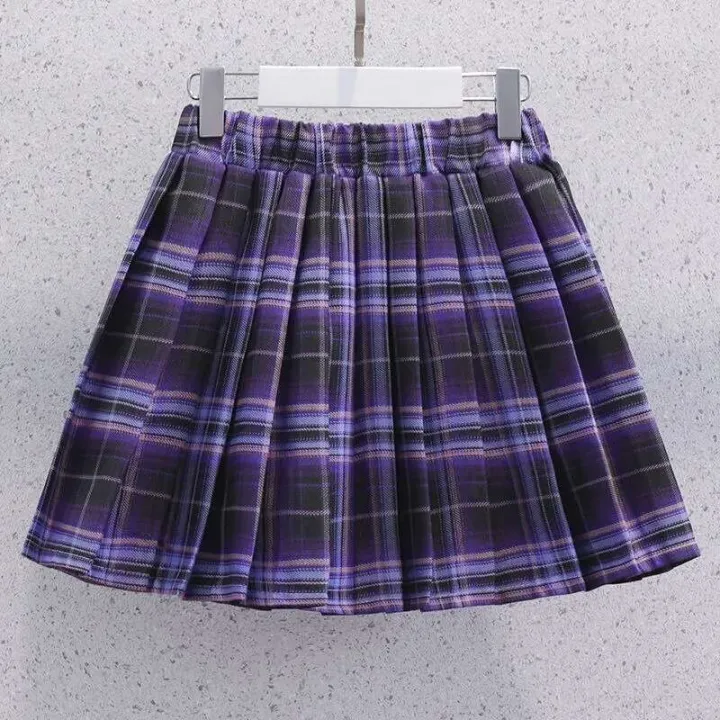 College%20Style%20T-shirt%20Short%20Summer%20New%20Girls%20JK%20Set%20Children's%20Clothing%20Fashionable%20Pleated%20Skirt%20-%20Image%204