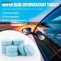 Kebidu 50PCS Car Windshield Wiper Glass Washer Auto Solid Cleaner Compact Effervescent Tablets Window Repair Accessories. 