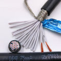 Shielded cable 18AWG 2/3/4/5/8 core 26/24AWG 22AWG/20AWG 10-24 core shielded wire Pure copper RVVP control wire signal wire. 