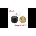 Round Shape Clear Sound Quality Heavy Bass Wireless Speaker Metal Body Portable Mini Bluetooth Speaker. 