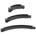 3 Way Mount Helmet Arm Extension Curved for GoPro 9 8 7 6 5 SJCAM 4K. 