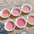 HERORANGE~Mochi Poke Poke Blush Clay Natural Matte Soft Mist Monochrome Contour Puffing. 