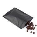 50pcs Matte Black White Heat Sealable Plastic Flat Mouth Ziplock Packaging Bag Smell Proof Aluminum Foil Mylar Ziplock Bags. 