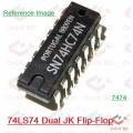 7474 SN74HC74N 74HC74 74LS74 D-Type Flip Flop Dual In Package 14 Pin IC Electrical Circuitry & Parts.