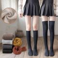 Women Winter Stockings Thermal Knee-socks Fashion Long Socks Women Autumn Winter Leg Warmer Girls Long Overknee Calf Socks.