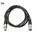 3 Pin XLR Microphone Cable Male To Female.