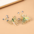 Women Hair Claw High-quality Crystal Butterfly Hair Clips Shark Clip Shiny Rhinestones Grils Tassel Small Hair Accessories Conbo.