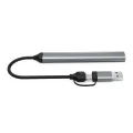 【Lejia】Usb C Hub 5-in-1 Type C Docking Station Usb To Usb3.0 Adapter Notebook Laptop Computer. 