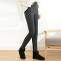Solid Warm Winter Tight Thick Velvet Wool Women Cashmere Pants Trousers Leggings.