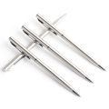 2Pcs Metal Ballpoint Pen For School Office Stainless steel Material Rotating Stationery Black Blue Ink Ball Pen Supplies Pens. 