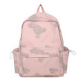 HarajukuinsCampus Cartoon Bear Printing Student Backpack Japanese and Korean Cute Girl Girls Middle School Students Schoolbag. 