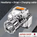 flashlight with headlights rechargeable led super bright headlamp heavy duty Japan waterproof usb lamp ilaw ng motor camping light for head diving underwater warning emergency trouble wave sensor headlight. 