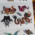 Premium Quality Tattoo Sticker For Men Women Children - Waterproof 3D Temporary Tattoo Sticker Book Flower Animal Dragon Unique Designs - Cute DIY Gift. 