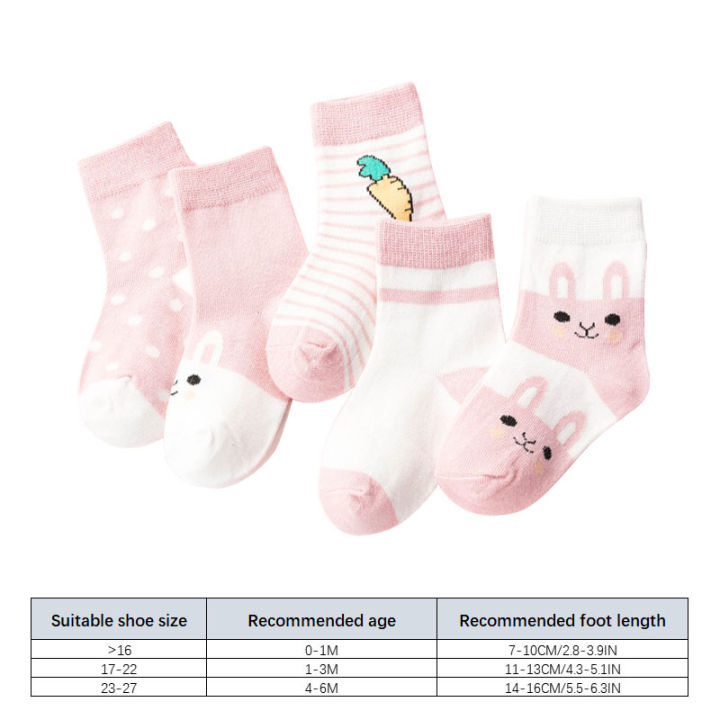 5Pcs/%20Set%20Cute%20Baby%20Boys%20Girls%20Socks%20Soft%20Cotton%20Breathable%20Ankle%20Socks%20-%20Image%203