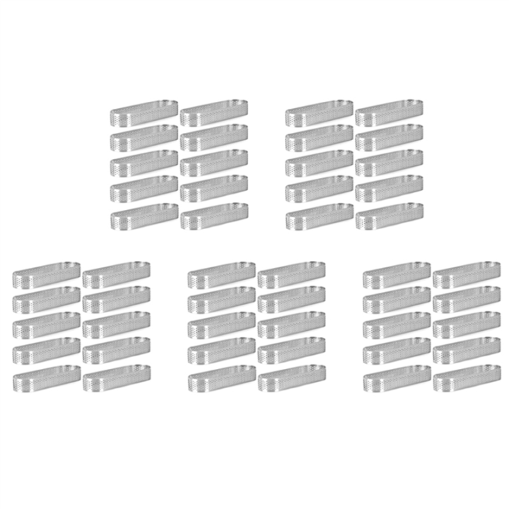 XHHDQES%2050%20Pack%20Oval%20Tart%20Ring,Perforated%20Baking%20Ring,Pastry%20Ring,Stainless%20Steel%20Cake%20Tart%20Mold%20Rings,Baking%20Tart%20Ring%20-%20Image%202