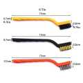 3 Pcs Multipurpose Bathroom Tile Floor Gap Cleaning Brush Window Groove Cleaning Brush Convenient Household Corner Cleaning Tools. 