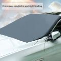 TEWUB Dustproof Heat Protection Rearview Mirror Cover Sunshade Protector UV-Protection Windproof Snow Ice Protection Car Windscreen Cover Front Windshield Cover Window Guard Screen Car Sun Shade Protector. 