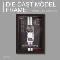 【Seasonal Sale】 1:32 Photo Frame Version Alloy Metal Sports Car Model 3D Racing Car Hanging Painting Collection Kids Gifts Decoration MuXiaRe. 