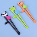 1 Pair Training Chopsticks Cartoon Animal Chopsticks For Kids Chopsticks Holder For Children Beginners Food Grade Tableware.