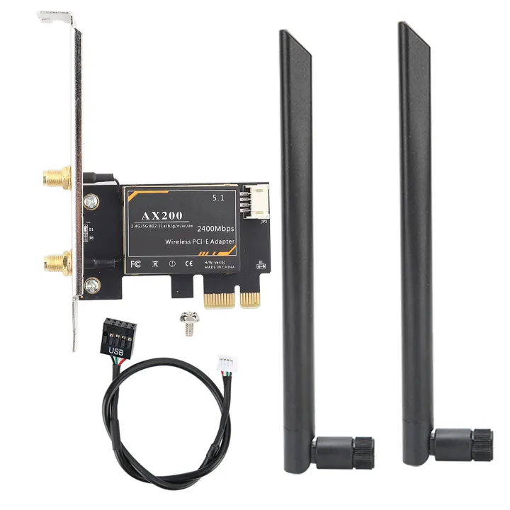 For%20Intel%20AX200%205G%20WiFi%20Card%20Dual%20Band%20Bluetooth%205.1%20PCIE%20Wireless%20Card%20with%20Antenna%20for%20Windows%2010%2064bit/%20for%20Linux%20PC%20Desktop%20-%20Image%202