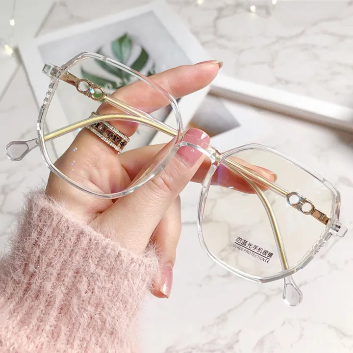 Big%20Frame%20Polygon%20Myopia%20Glasses%20Women%20Men%20Vintage%20Anti%20Blue%20Light%20Eyeglasses%20Student%20Shortsight%20Eyewear%20-%20Image%204