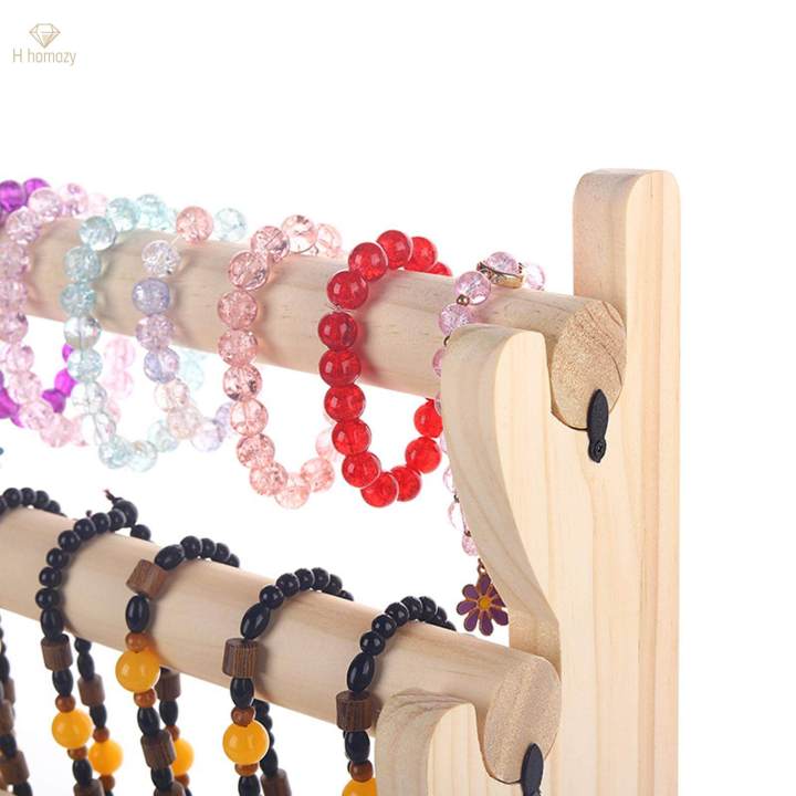 Wooden%20Bangle%20Bracelet%20Holder%20Stable%20Modern%20Gift%20Removable%20Watch%20Display%20Stand%20Jewelry%20Storage%20-%20Image%203