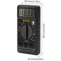 DT-182 Digital Mini Multimeter DC/Voltage Current Meter Handheld Pocket Voltmeter Ammeter Diode Triode Tester Multitester. 