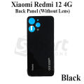 For Xiaomi Redmi 12 4G Side Frame + Back Panel Housing + Camera Glass Back shell Replacement Spare Parts.