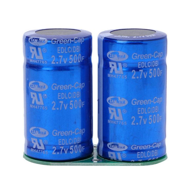 【Aesth Diary Store】Super Farah Capacitor Module 2.7V Protection Board /2.7V500F 5.4V250F Blue Type