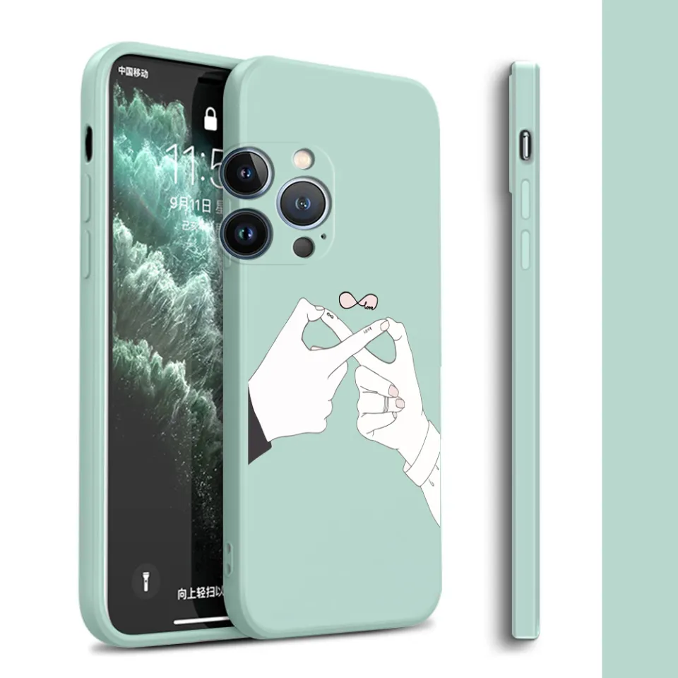 AMORVOR for Samsung Galaxy A7 2018 Back Cover Love Infinity Side