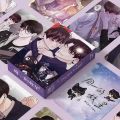 55 Pcs/Set Korean BL Manhwa Mondays Savior Laser Lomo Card Anime Characters HD Photo Card Kawaii Gift.