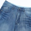 Men Retro Baggy Jeans Vintage Garment Washed Denim Pants Male Hiphop Skateboarder Jeans Letters Printed Wide Leg Jeans.
