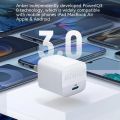 Anker 313 GaN 30W Fast Charging Power IQ 3.0 PD Foldable Charger Adapter. 