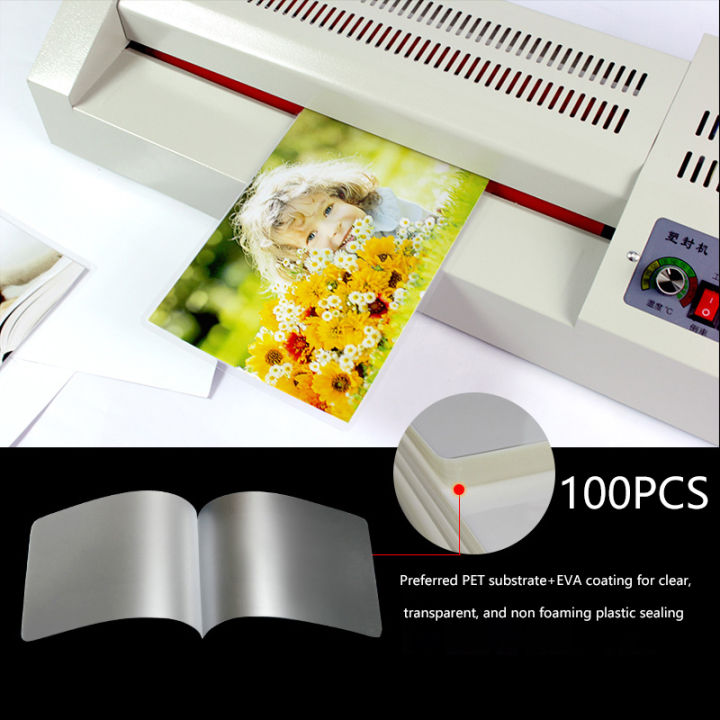 100PCS%20Thermal%20Laminating%20Film%20PET%20For%20Photo/Files/Card/Picture%20Lamination%20Pouch%20Laminator%20Hot%20Laminator%20Film%20Fengshi%20-%20Image%207